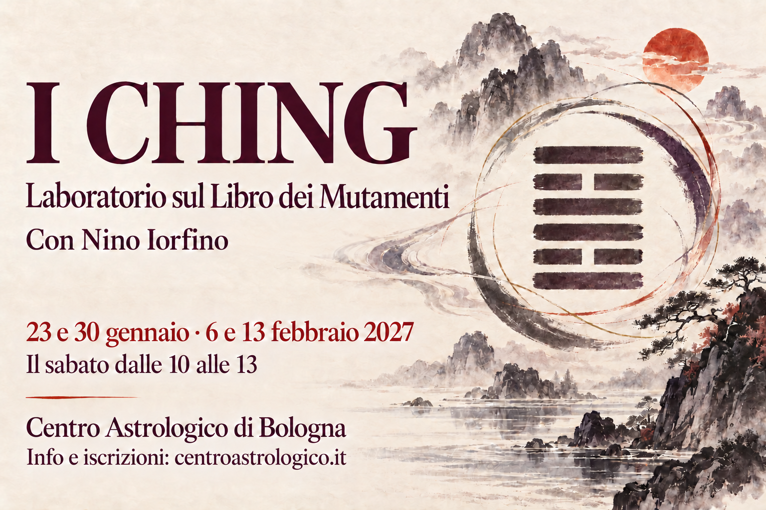 Locandina di I Ching con Nino Iorfino